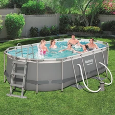 Каркасный бассейн Bestway 56620, 424 х 250 х 100 см., с фильтр-насосом